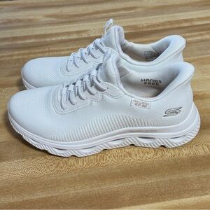 Skechers Slip Ins White Sneakers